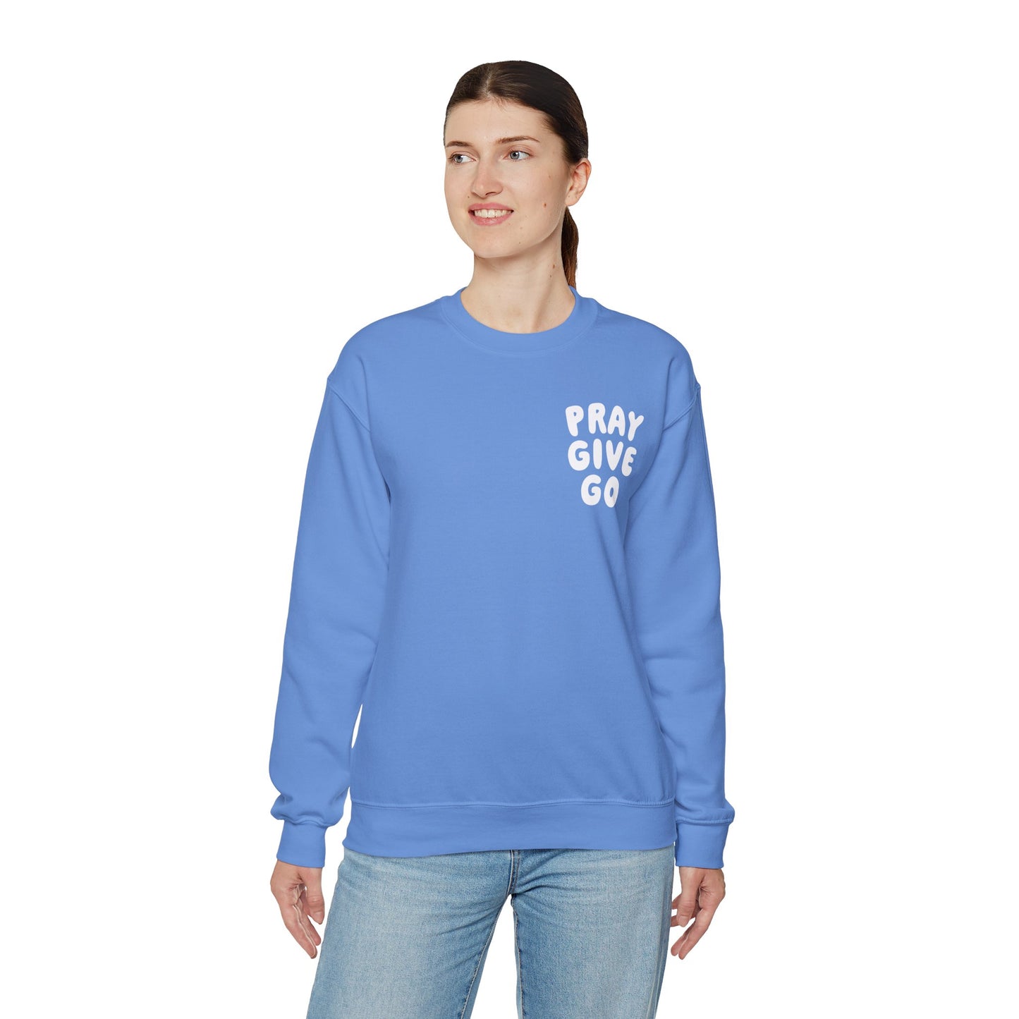 Pray Give Go Unisex Crewneck Sweatshirt