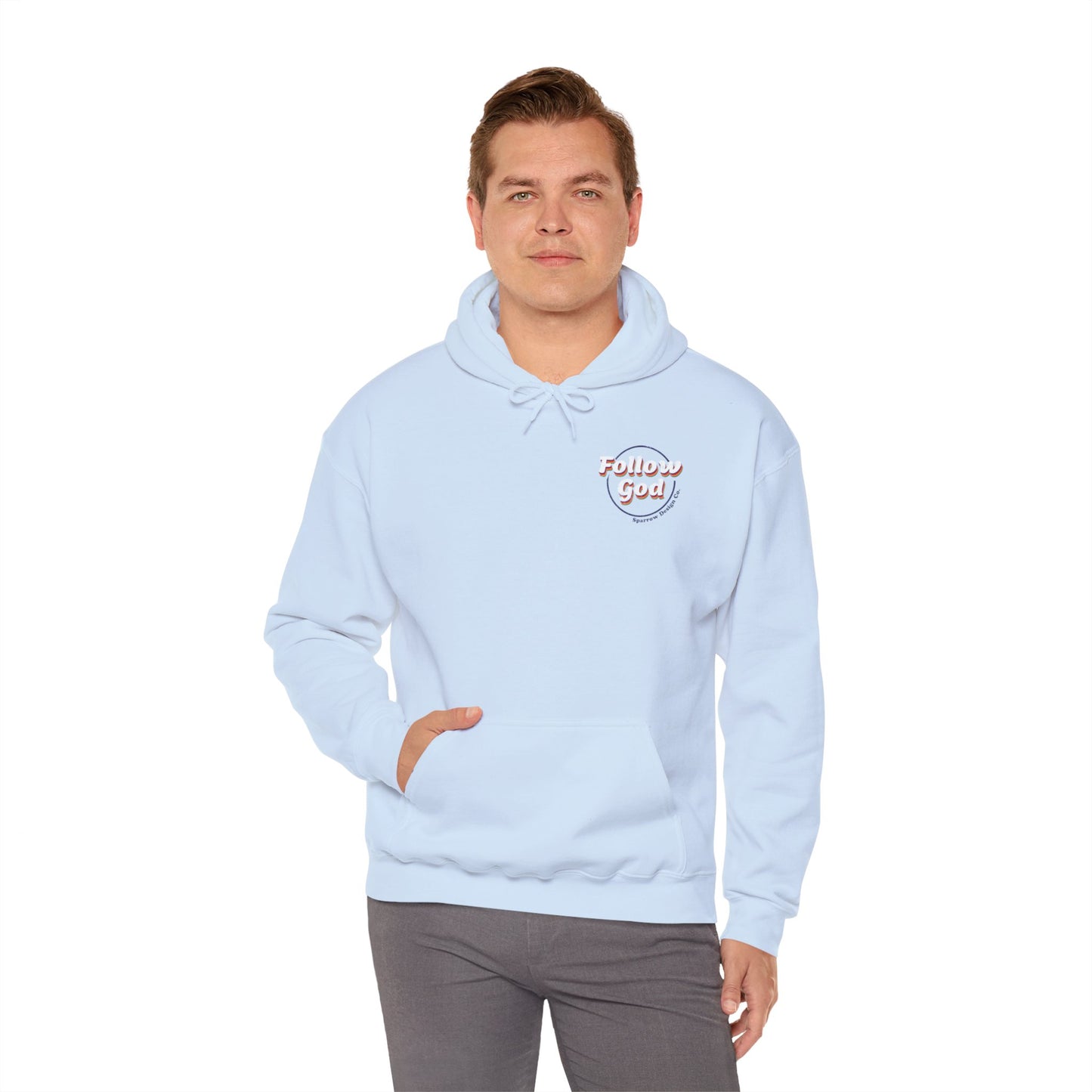 Follow God Unisex Hoodie - Baby Blue