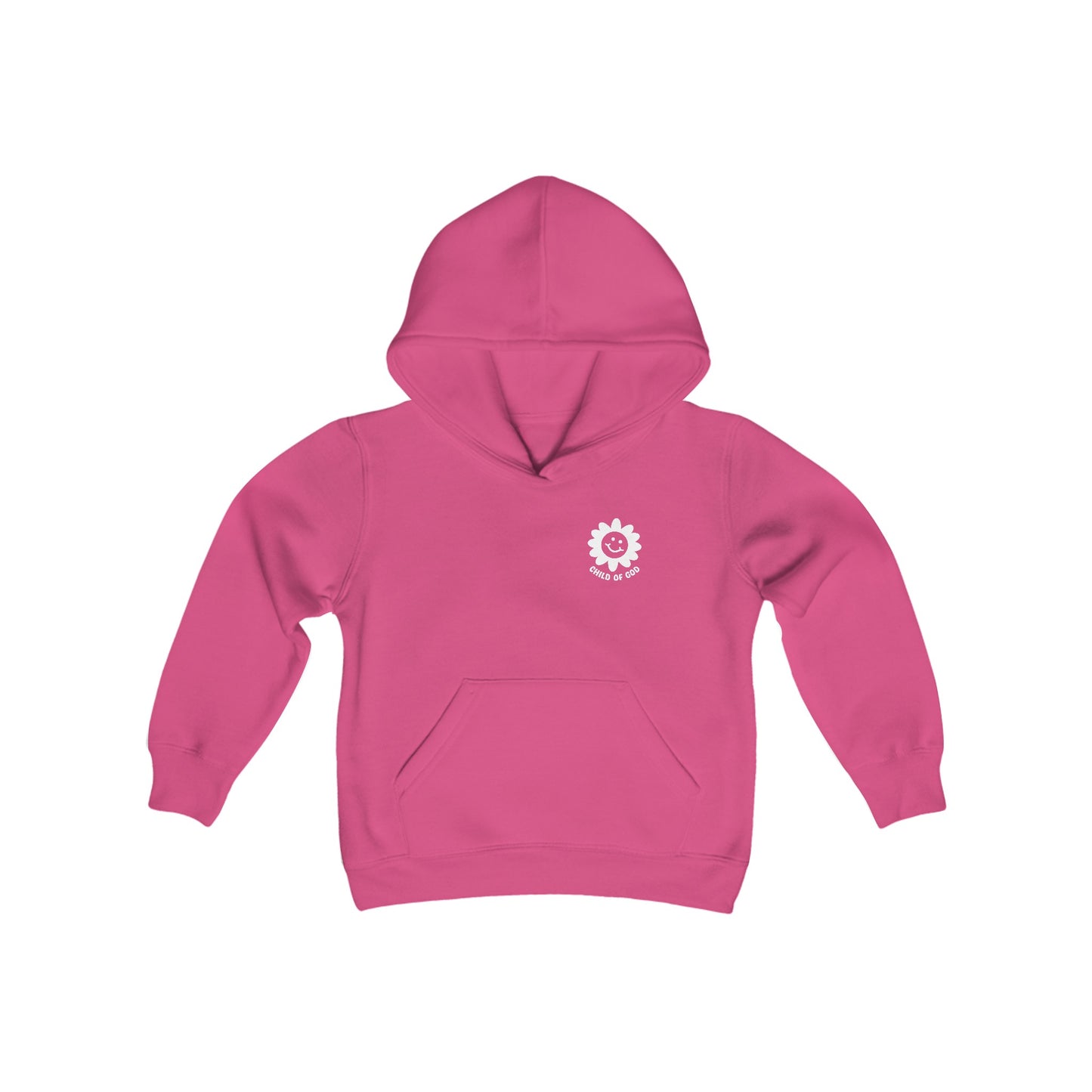 Child of God Youth Hoodie - Pink/Blue/Black