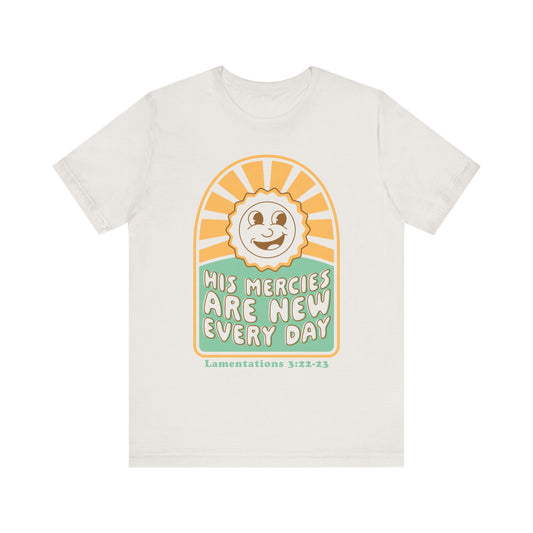 Mercies Tee - Vintage White