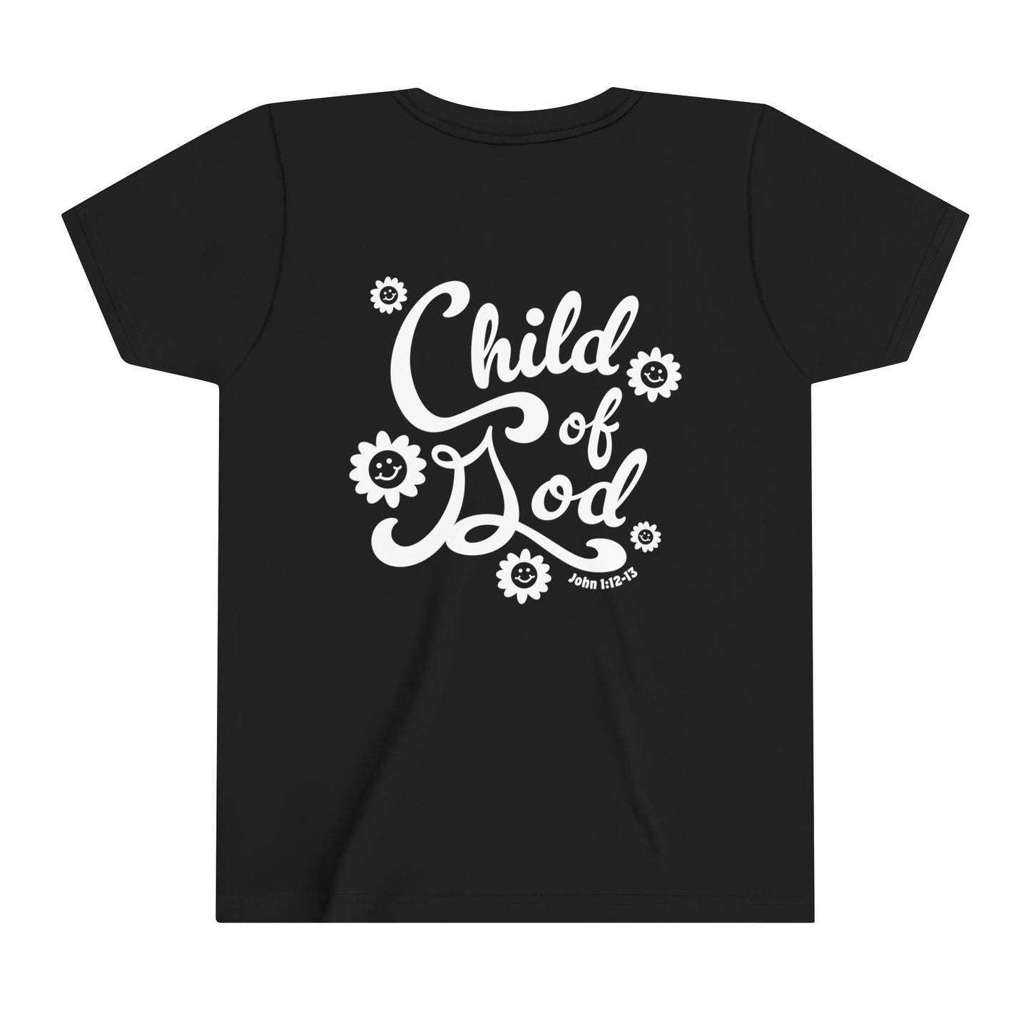 Child of God Youth Tee - Black/Pink/Mauve