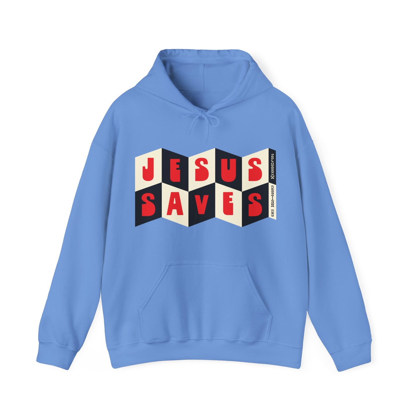 Jesus Saves - Sand/Gold/Blue