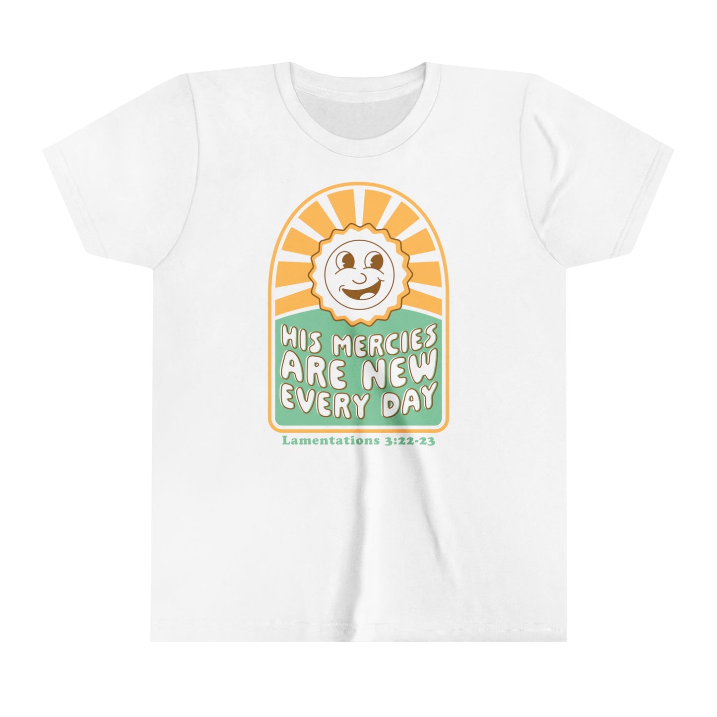 Mercies Youth Tee - White/Natural