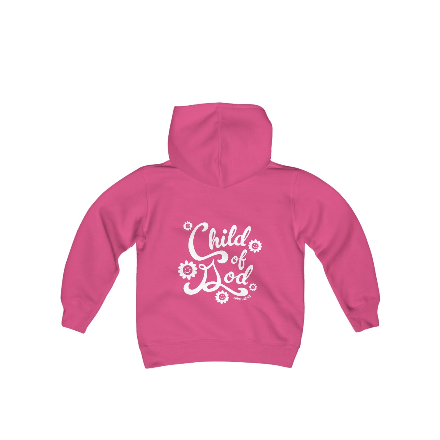 Child of God Youth Hoodie - Pink/Blue/Black