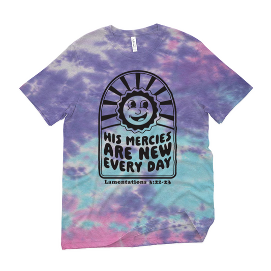 Mercies Tee - Tie Dye