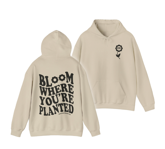 Bloom Where You're Planted - Gray/Sand