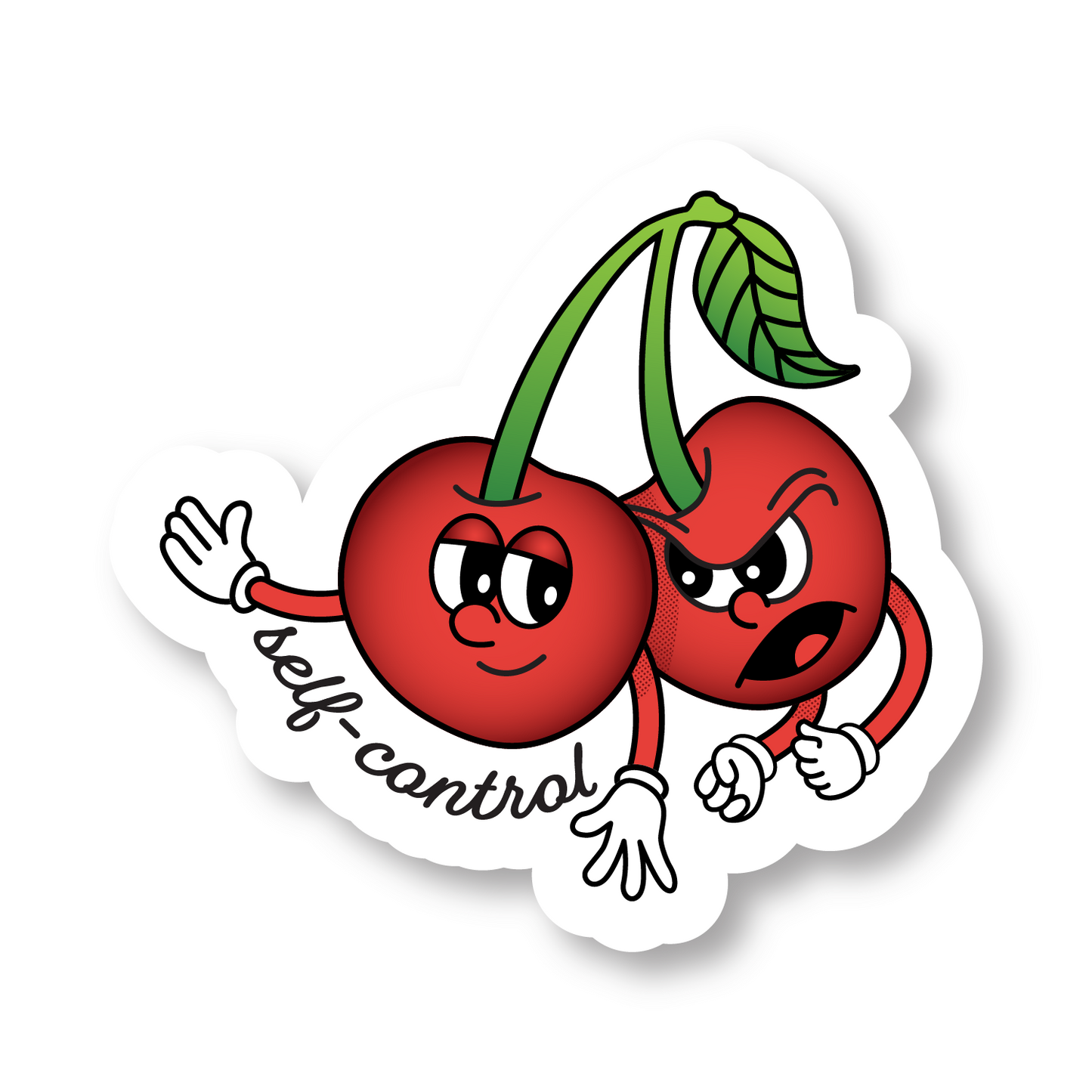 Cherries Vinyl Die Cut Sticker