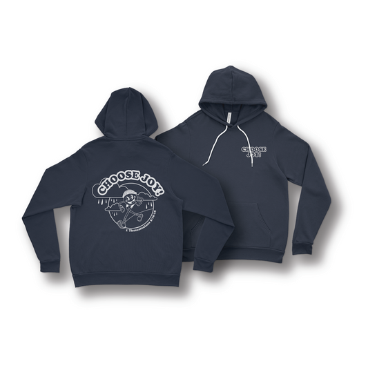 Choose Joy Hoodie - Navy