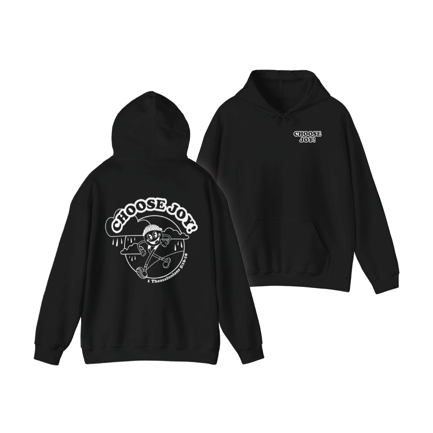 Choose Joy Hoodie - Black