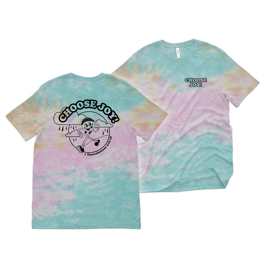 Choose Joy Tee - Tie Dye