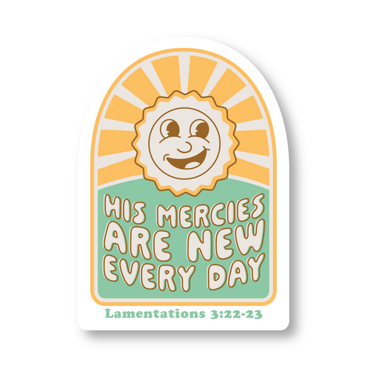 Mercies Vinyl Die Cut Sticker