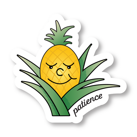 Pineapple Vinyl Die Cut Sticker